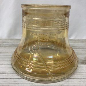 Liberty Bell Vintage Shaped Unique Glass Vase 1776-1976